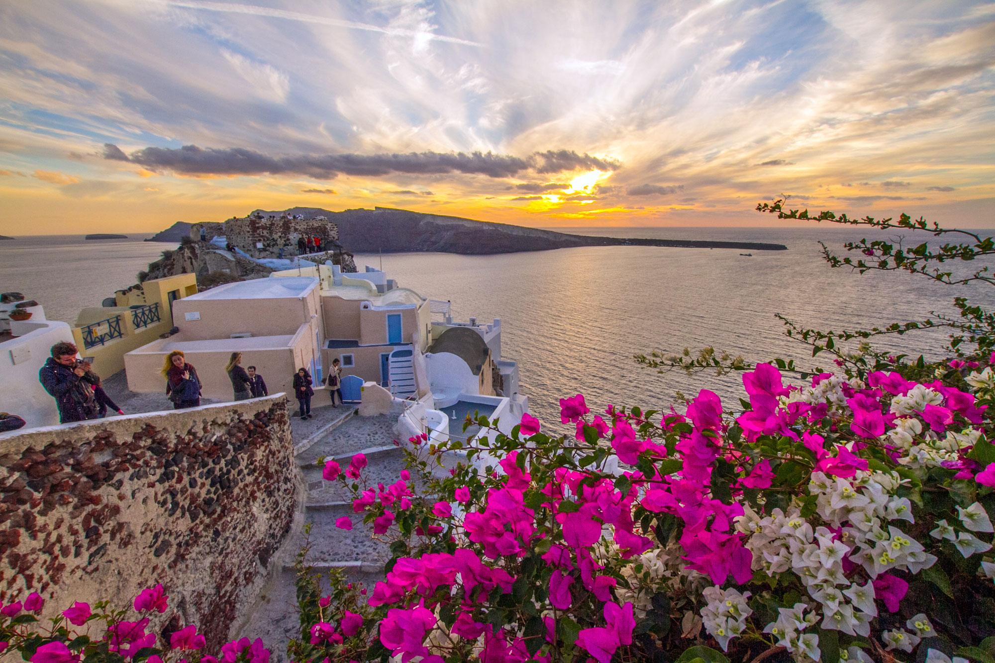 santorini sunset